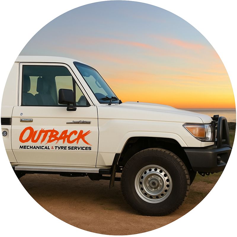 Outback Mechanical & Tyre Services logo, Tumby Bay, Eyre Peninsula